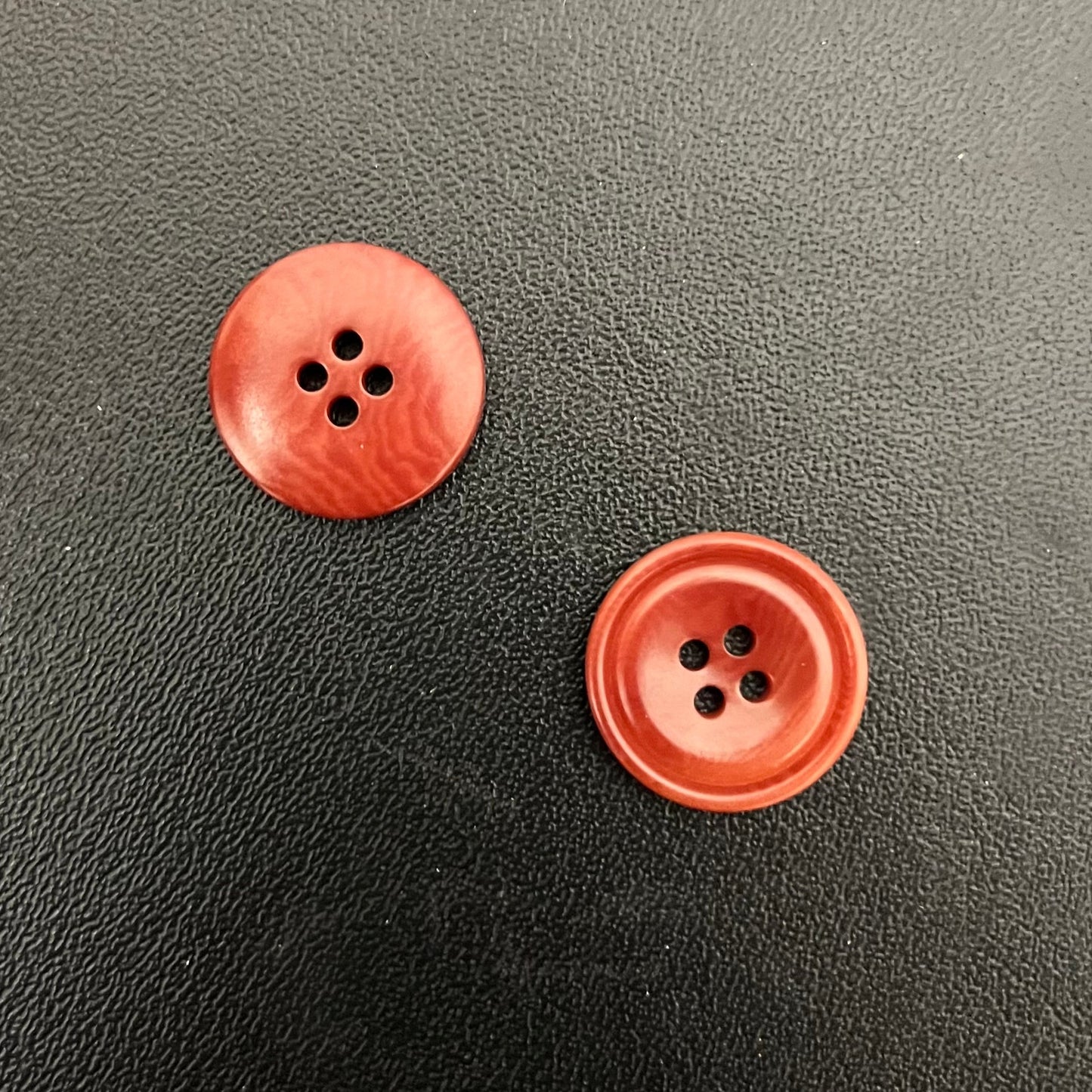 Buttons - Amber 3/4" Corozo Nut Set of 6