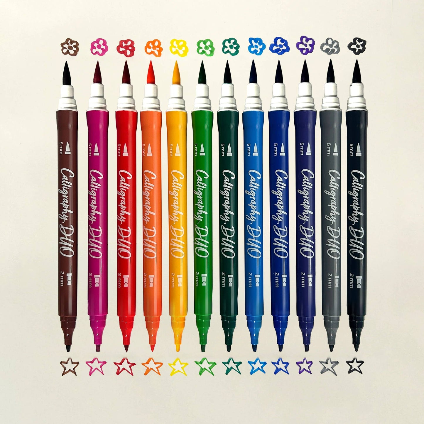 Markers - Calligraphy Duo: Double-Ended Markers (Set of 12)