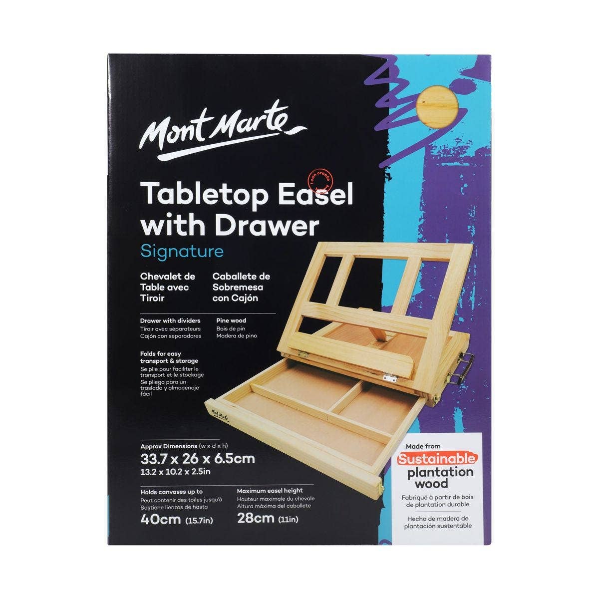 Easel - Table Easel with Drawer Signature