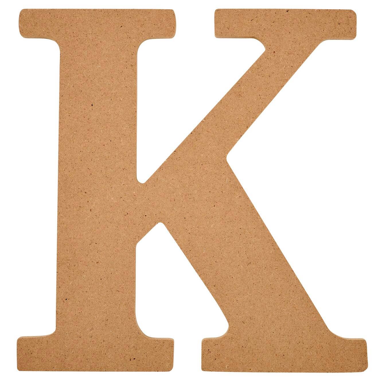 Wood - 8 inch MDF Letter - K