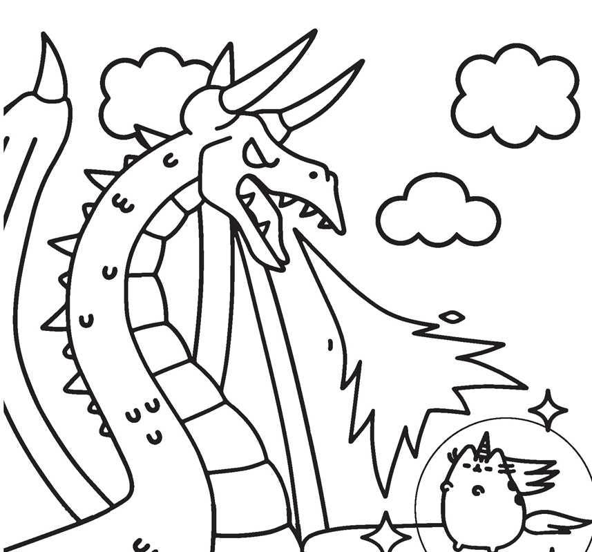 Coloring Book - Pusheen Coloring Book by Claire Belton: Paperback; 96 pages