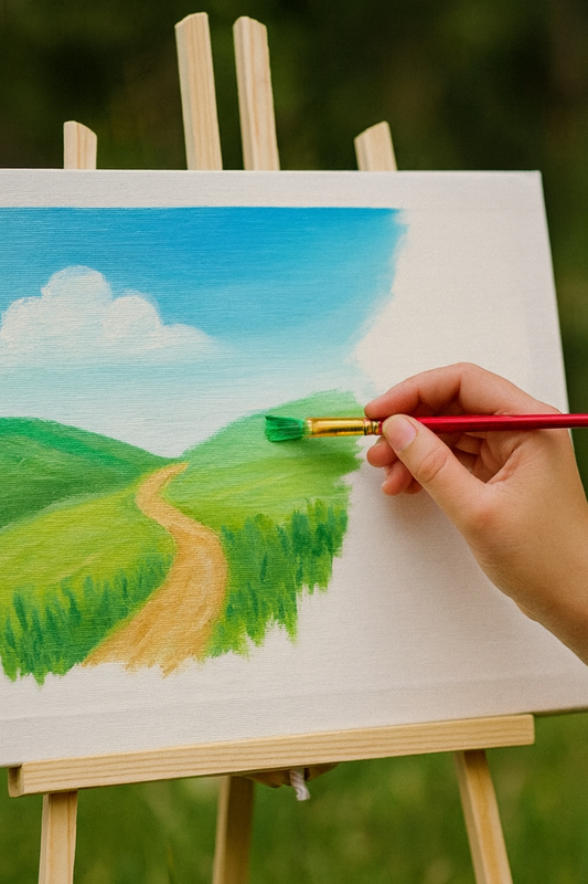 Canvas & Easel Set