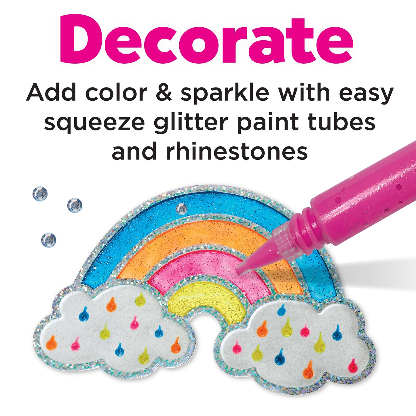 Craft Kit - Easy Sparkle Window Art Mini Kit Craft Kit for Kids