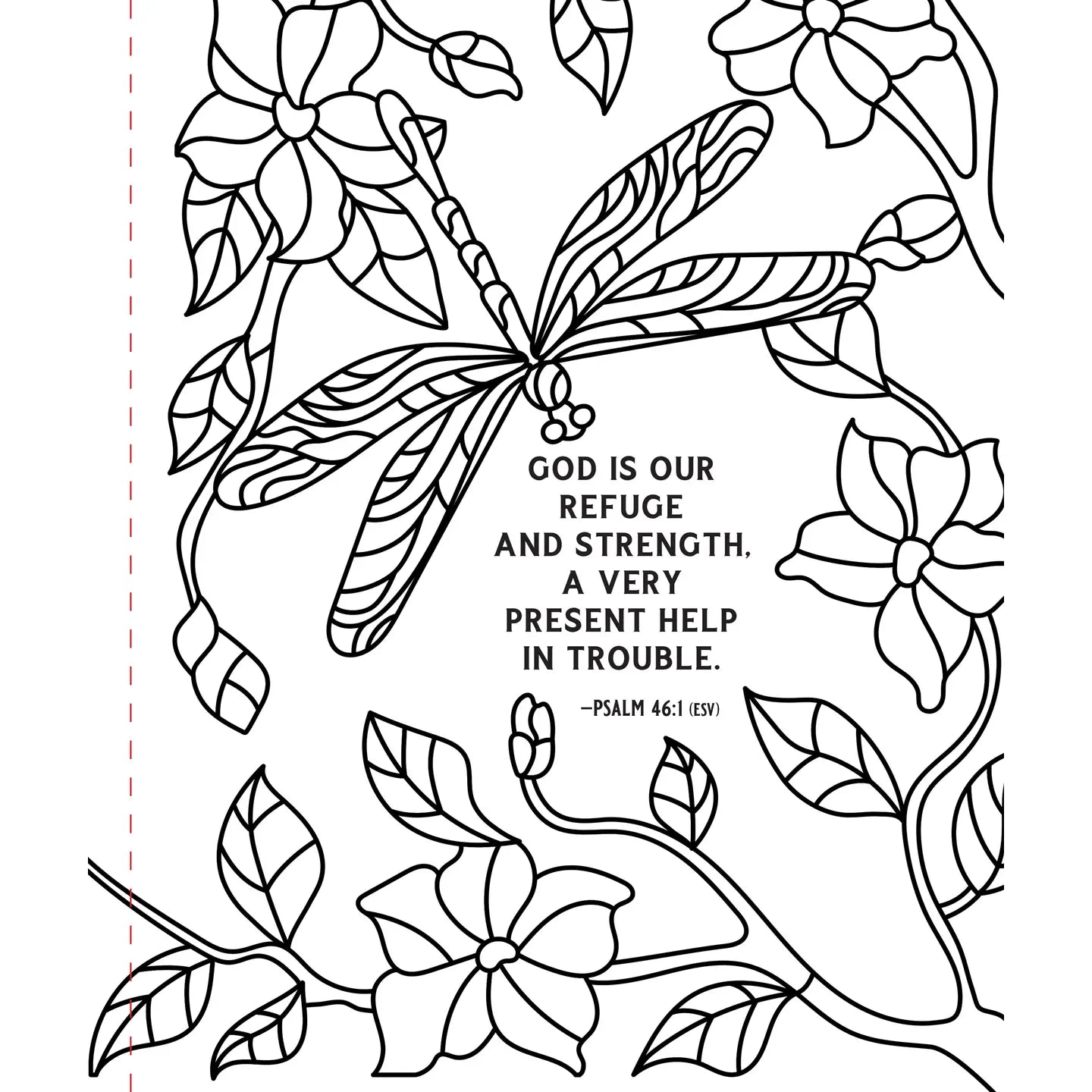 Coloring Book - Psalms Large Print