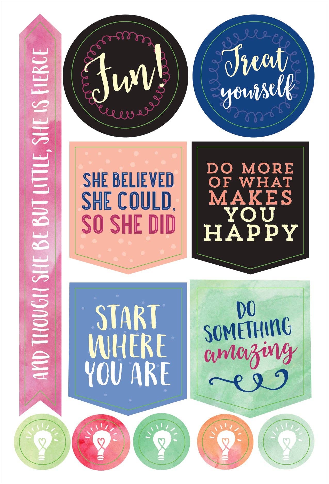 Stickers - Essentials She Believed She Could Planner
