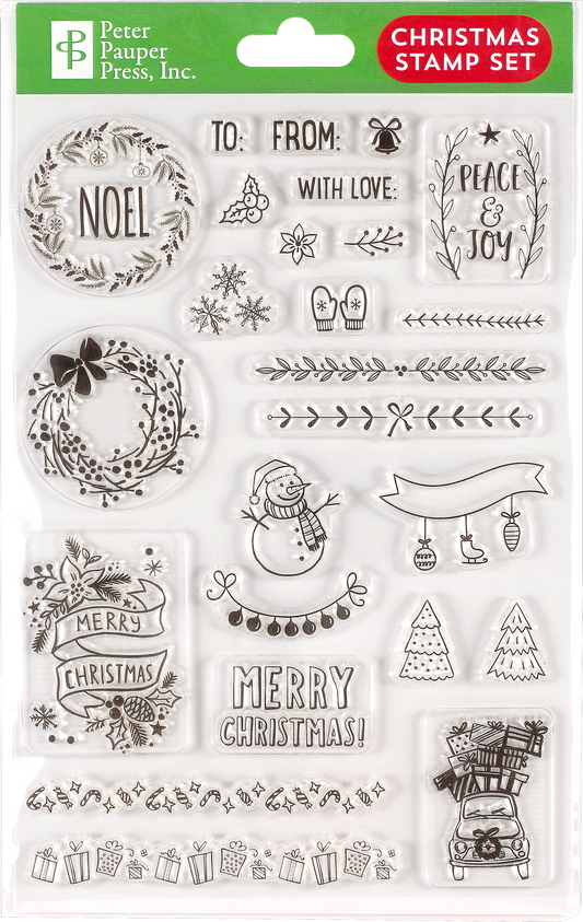 Stamps - Christmas Clear Silicone Stamp Set