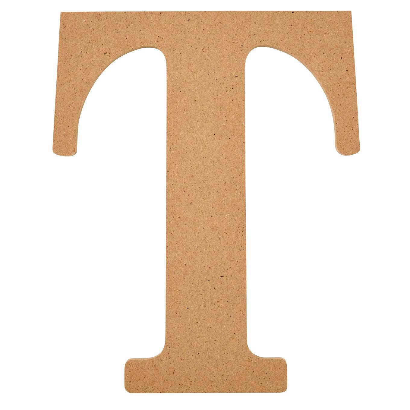 Wood - 8 inch MDF Letter - T