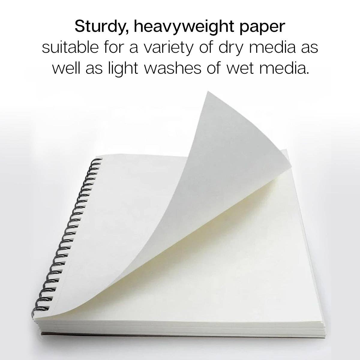 Paper Pad - Mixed Media Sketchbook - 9” x 12” - 60 Sheets