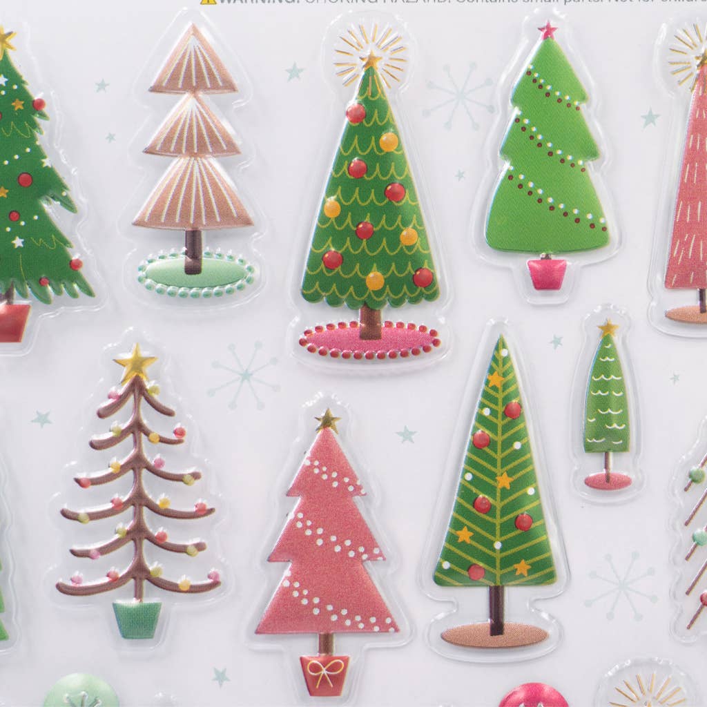 Stickers - Christmas Holiday Winter Trees Sticker