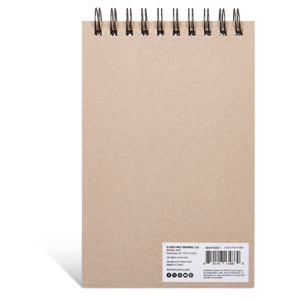 Paper Pad - Sketch Paper - 5.5” x 8.5” - 60lb (89g) - 100 Sheets