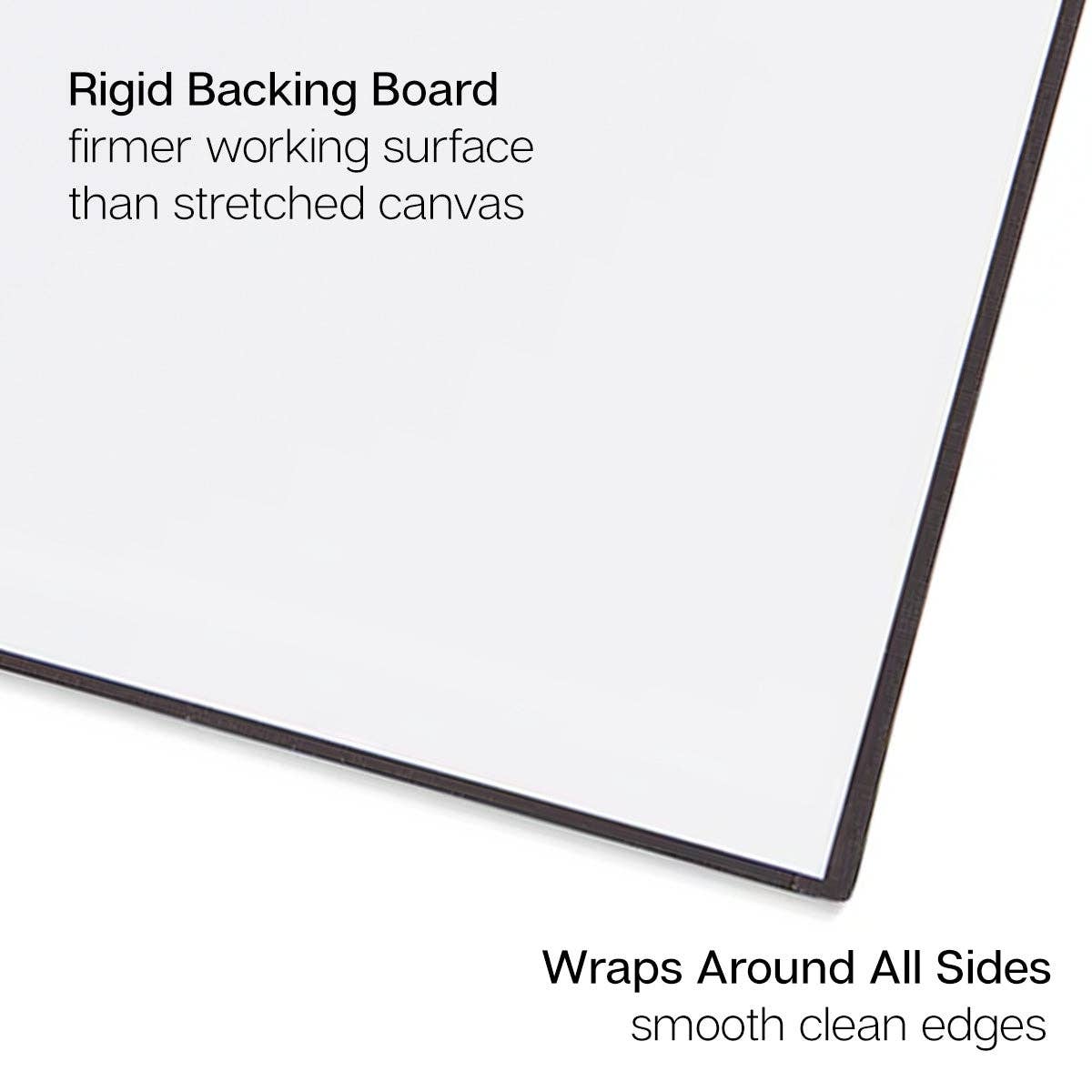 Canvas - Black Canvas Panels – 16" x 20" (4 Pack)