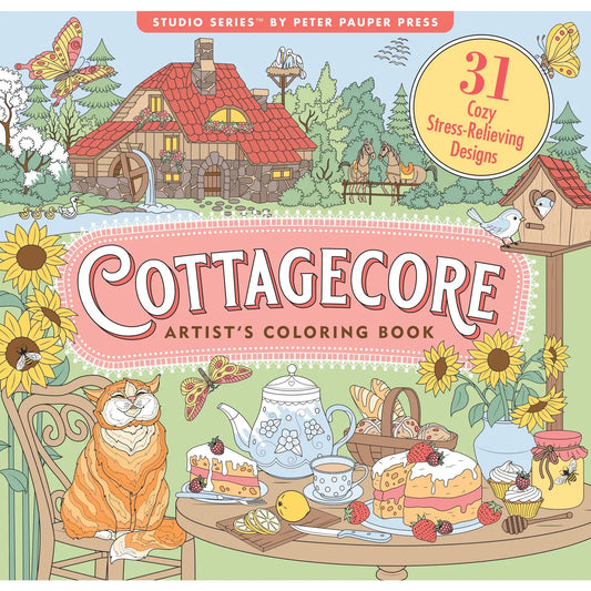 Coloring Book - Cottagecore Adult Coloring Book