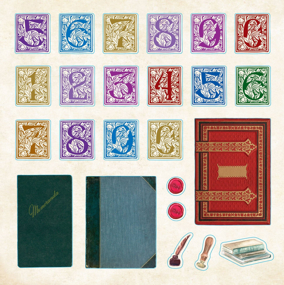 Stickers - Bibliophilia Ephemera Sticker Book