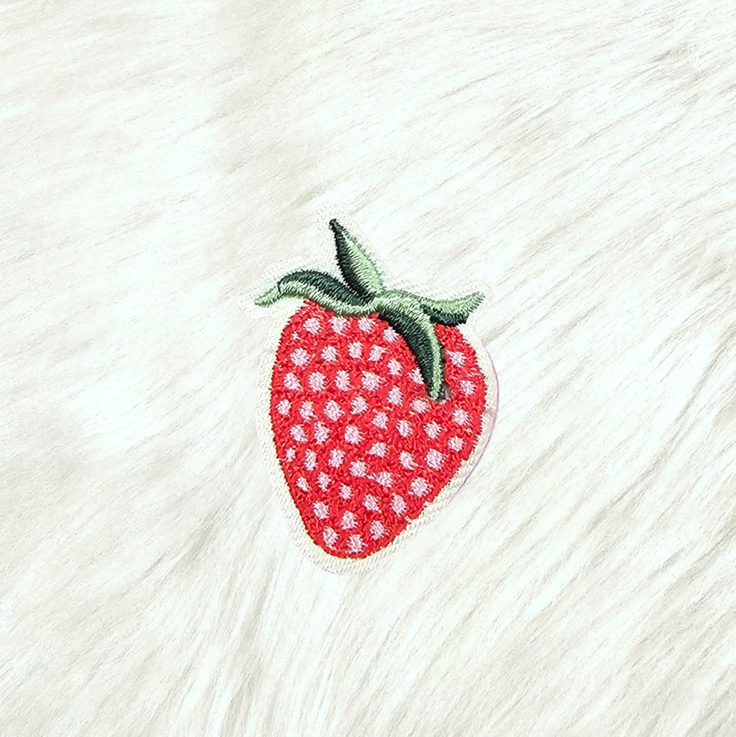 Patch - Strawberry Embroidery On Patch