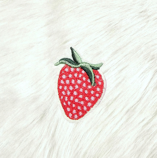 Patch - Strawberry Embroidery On Patch