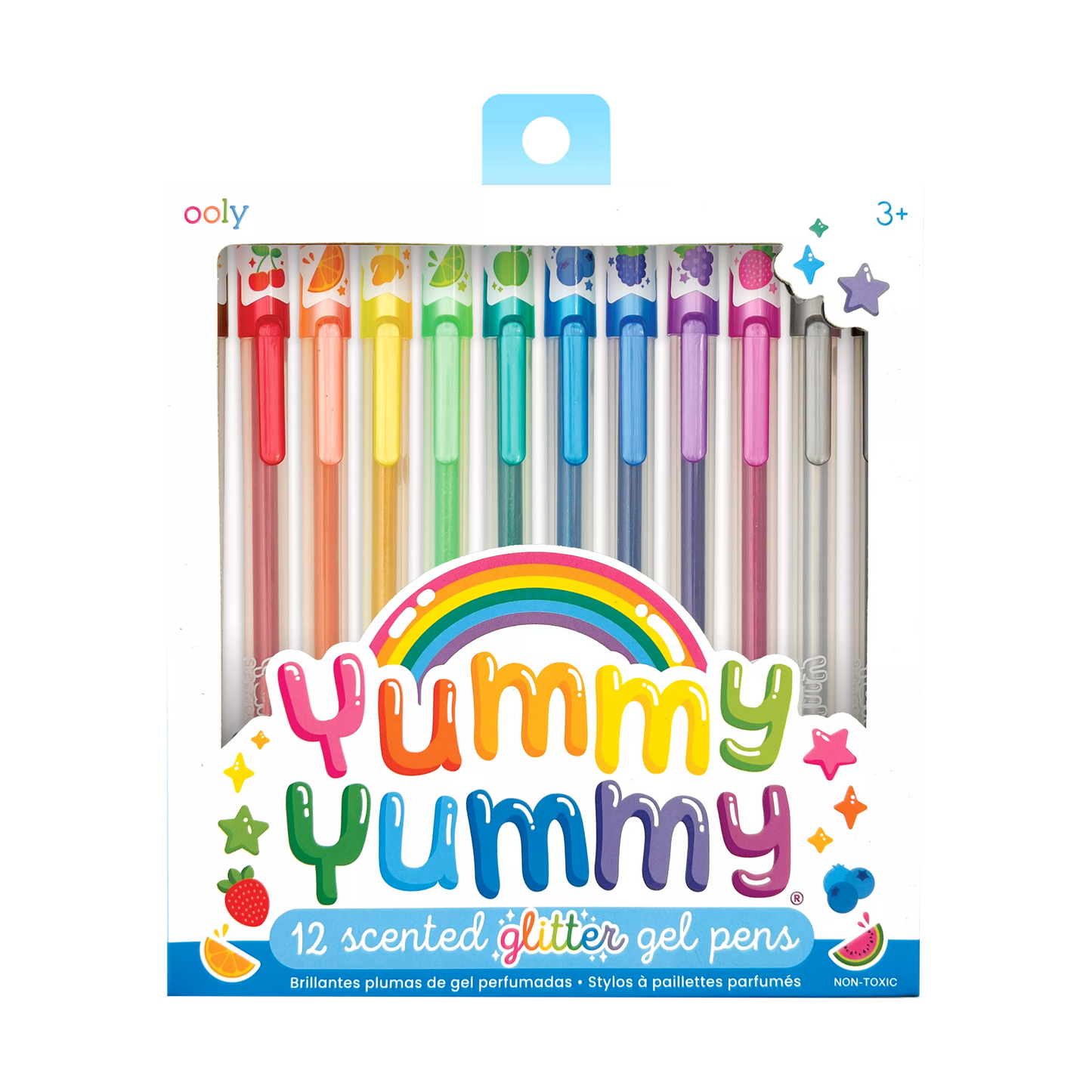 Pens - Yummy Yummy Scented Glitter Gel Pens - Set of 12