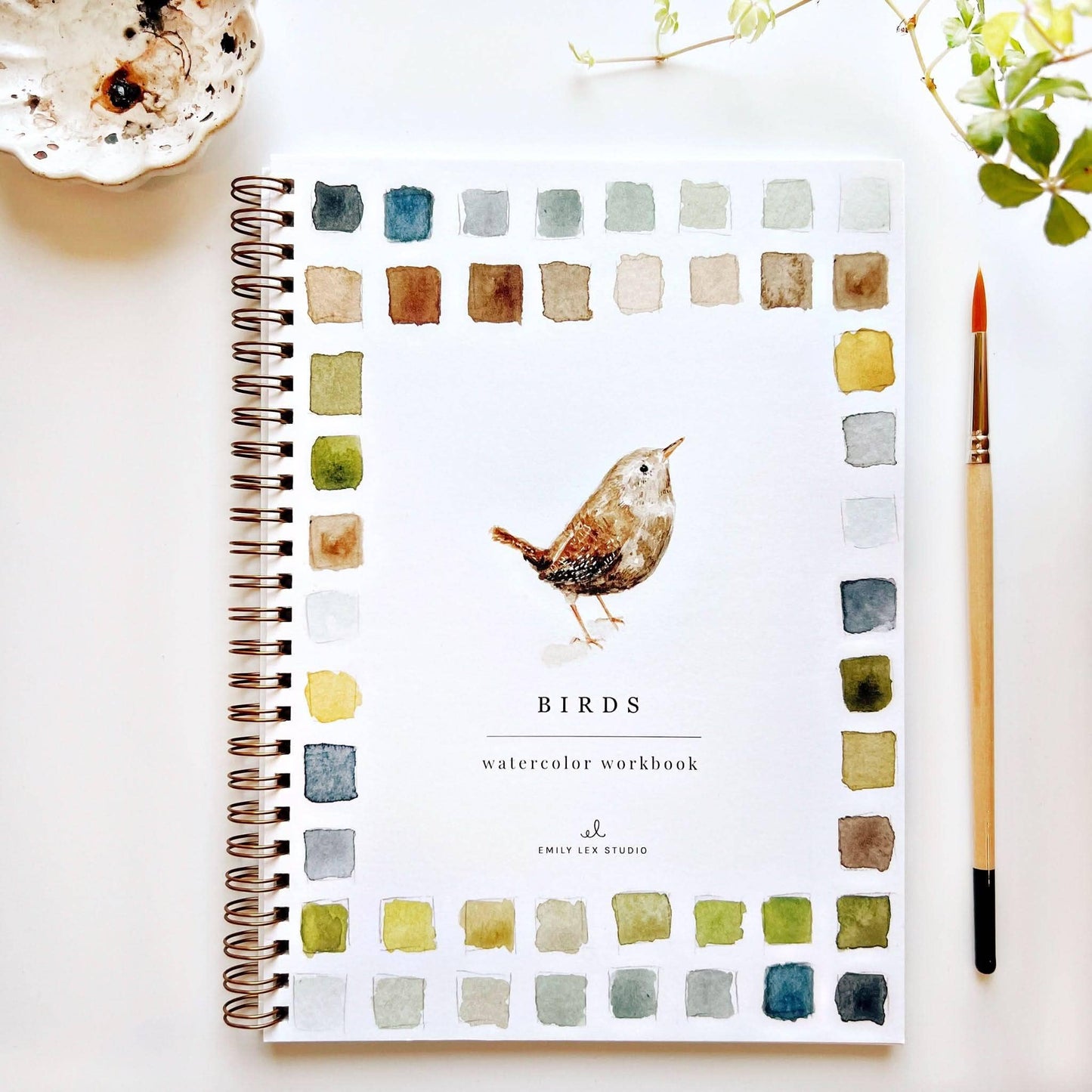 Workbook - Birds watercolor workbook