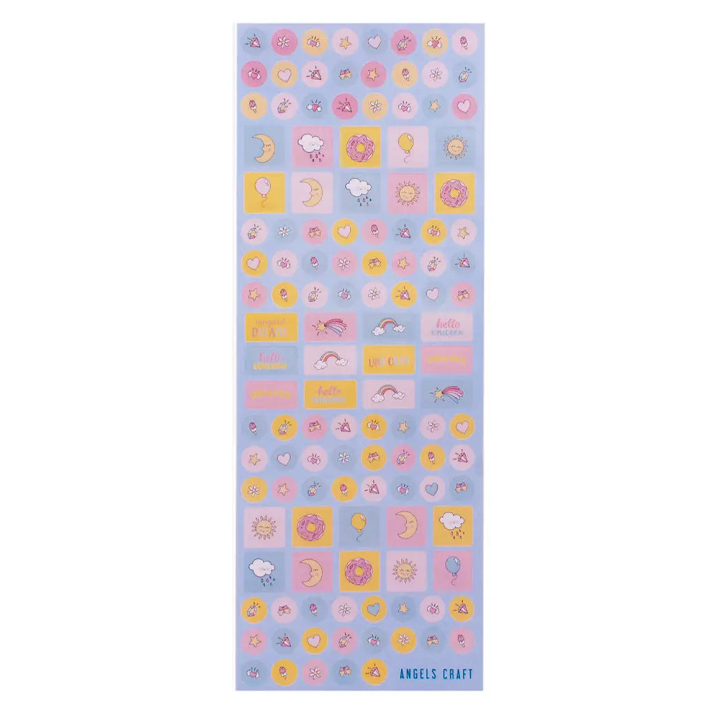 Stickers - Assorted Unicorn – 3ct, 12x40cm