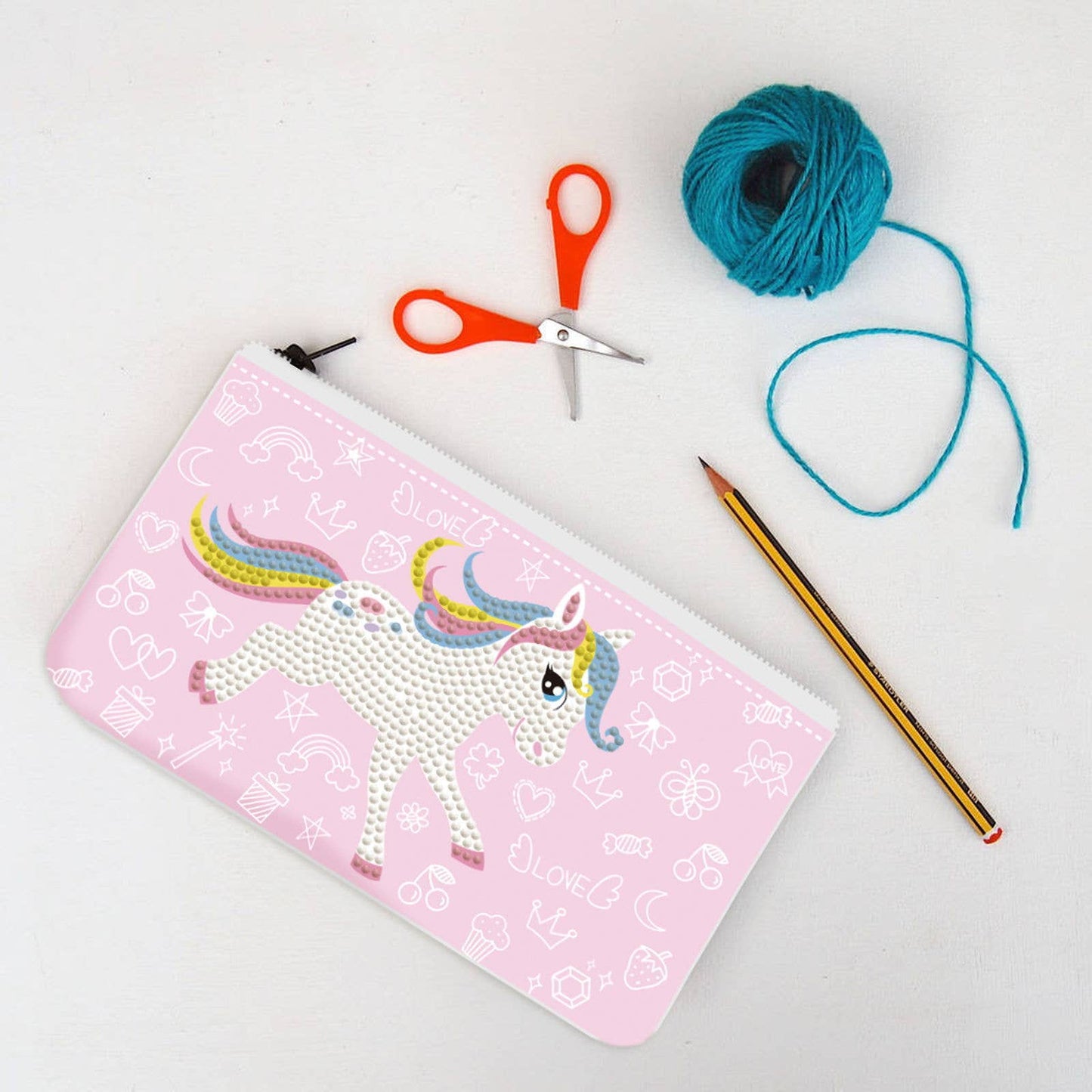 Diamond Dotz - Pony Frolic Zipper Pouch