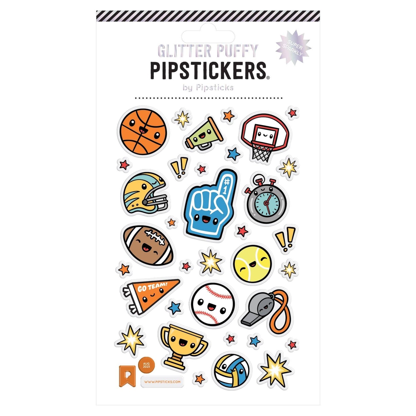 Stickers - Puffy Good Sports