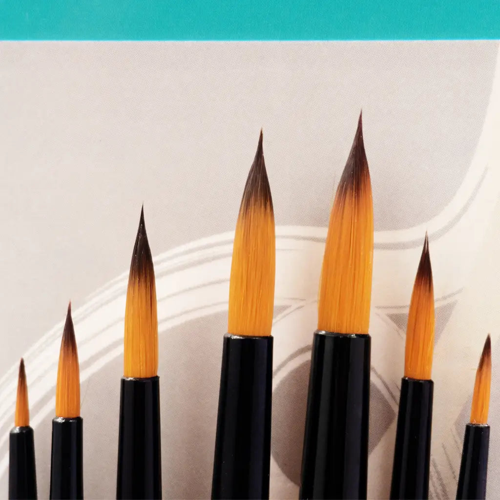 Paint Brush - Round Tip 7ct set