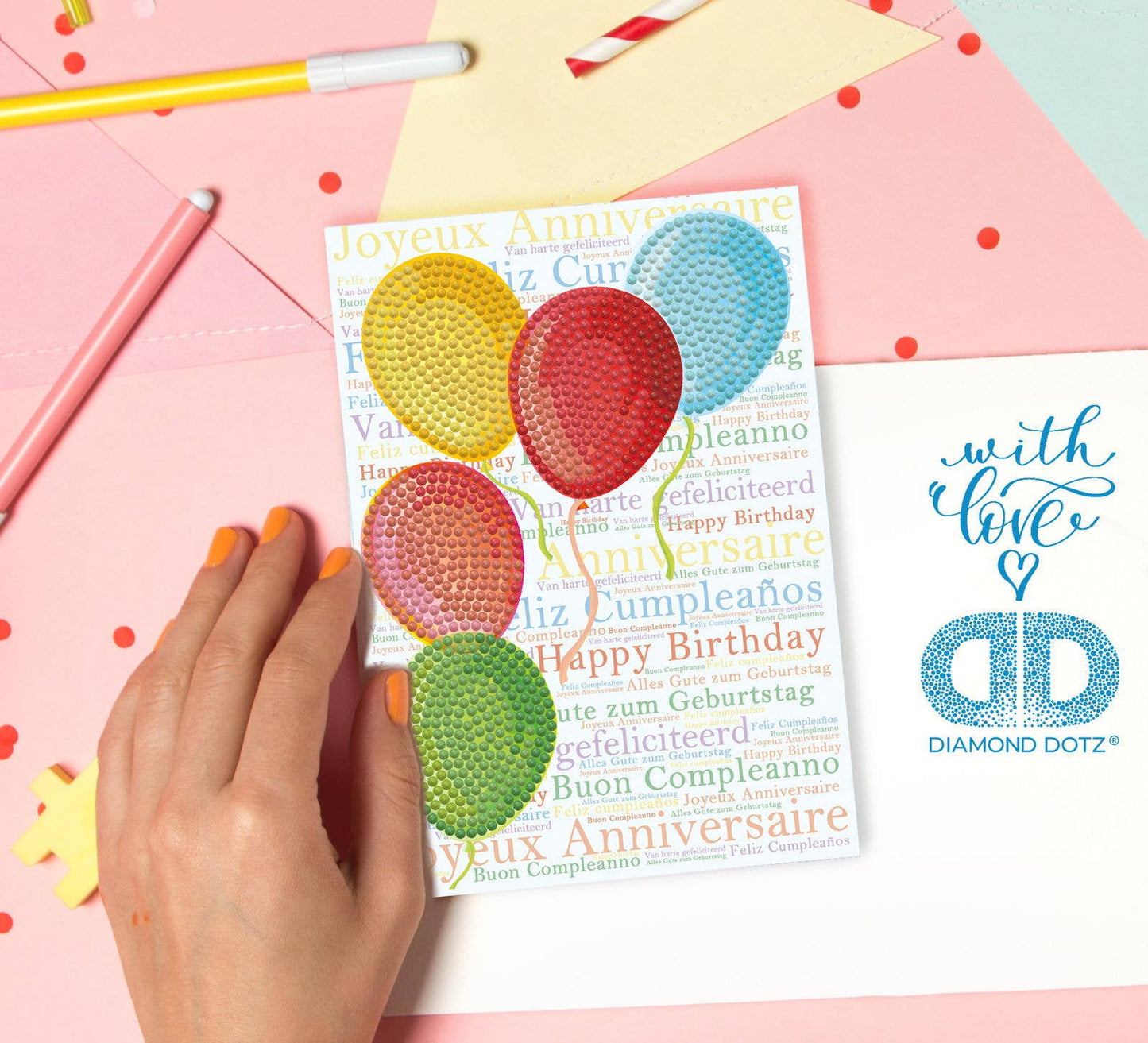Card - Balloons on High