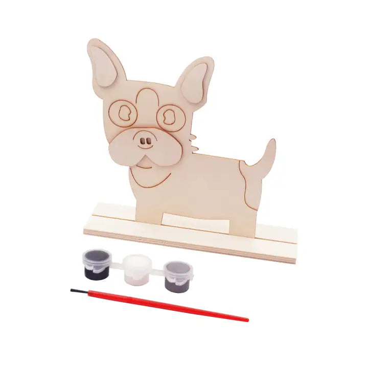 Paint Set - Wooden Painting Set Puppy Dog