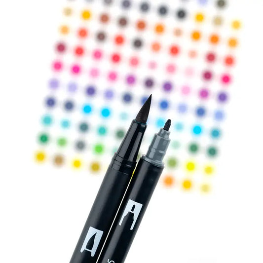 Markers - Dual Brush Pen Art Markers: Grayscale - 10-Pack