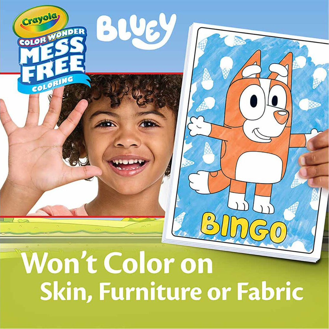 Coloring Book - Bluey Crayola Color Wonder Mini Box Set with Markers