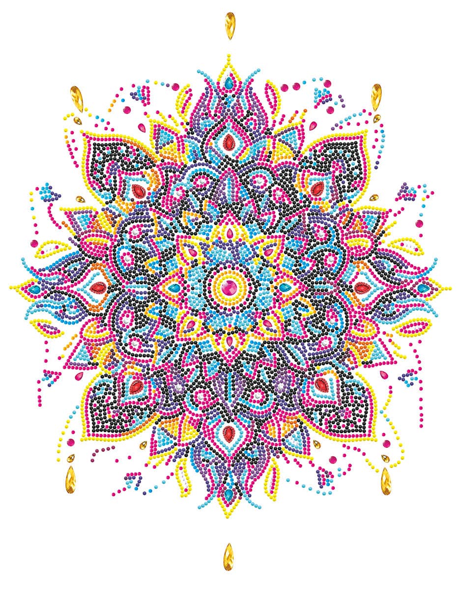 Diamond Dotz - Neon Flock Mandala