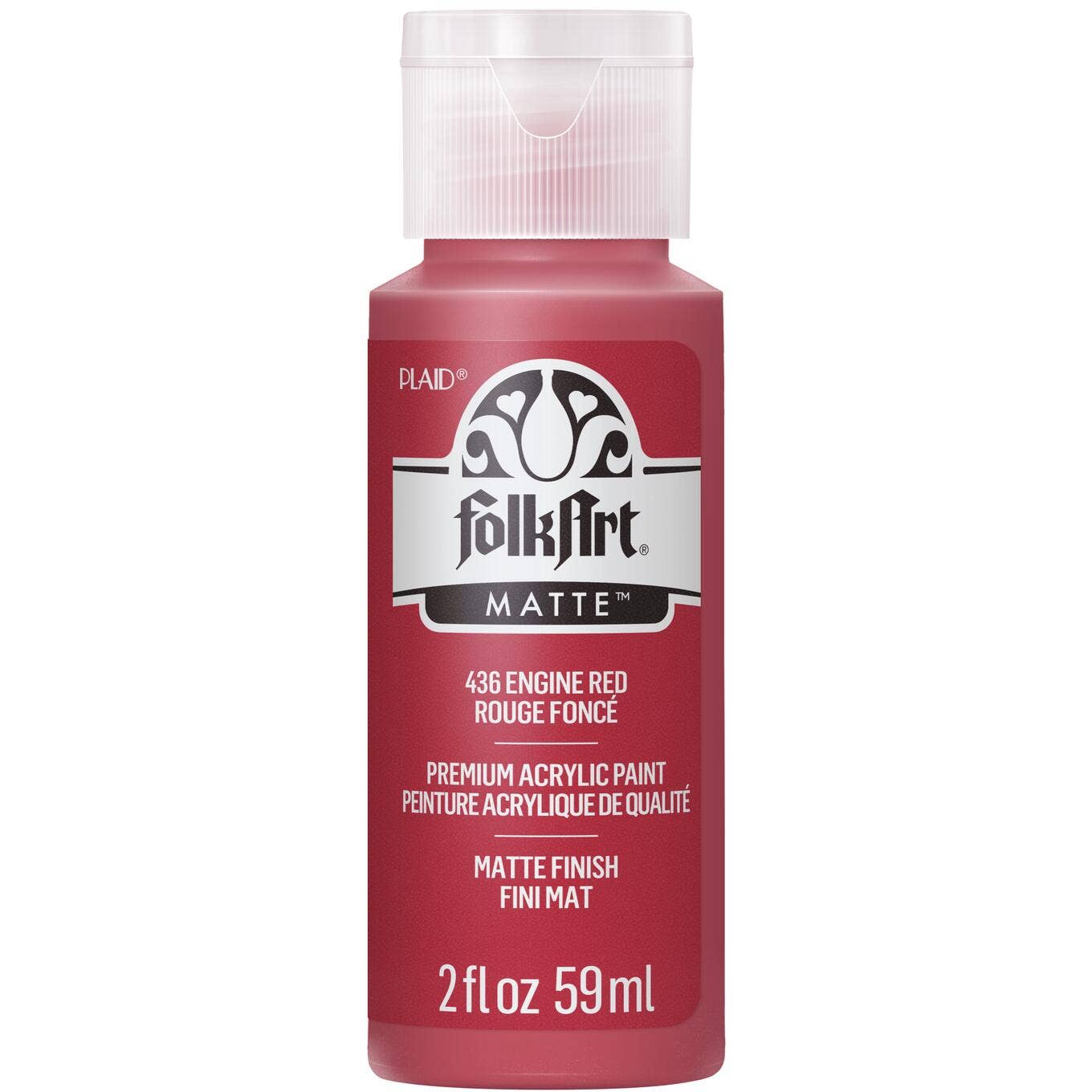 Paint - Acrylic - Matte Engine Red
