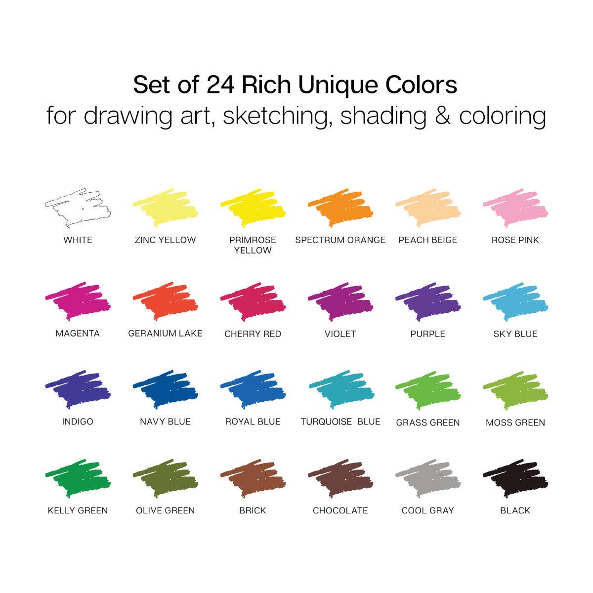 Colored Pencils - 24 Colors