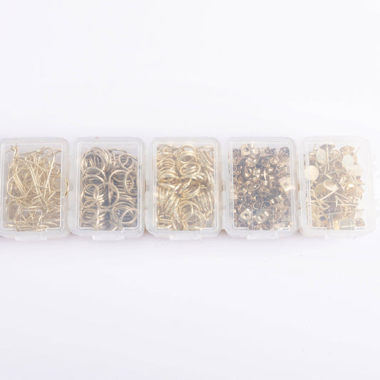 Jewelry - Gold Essential Earring Findings Kit, 575pcs