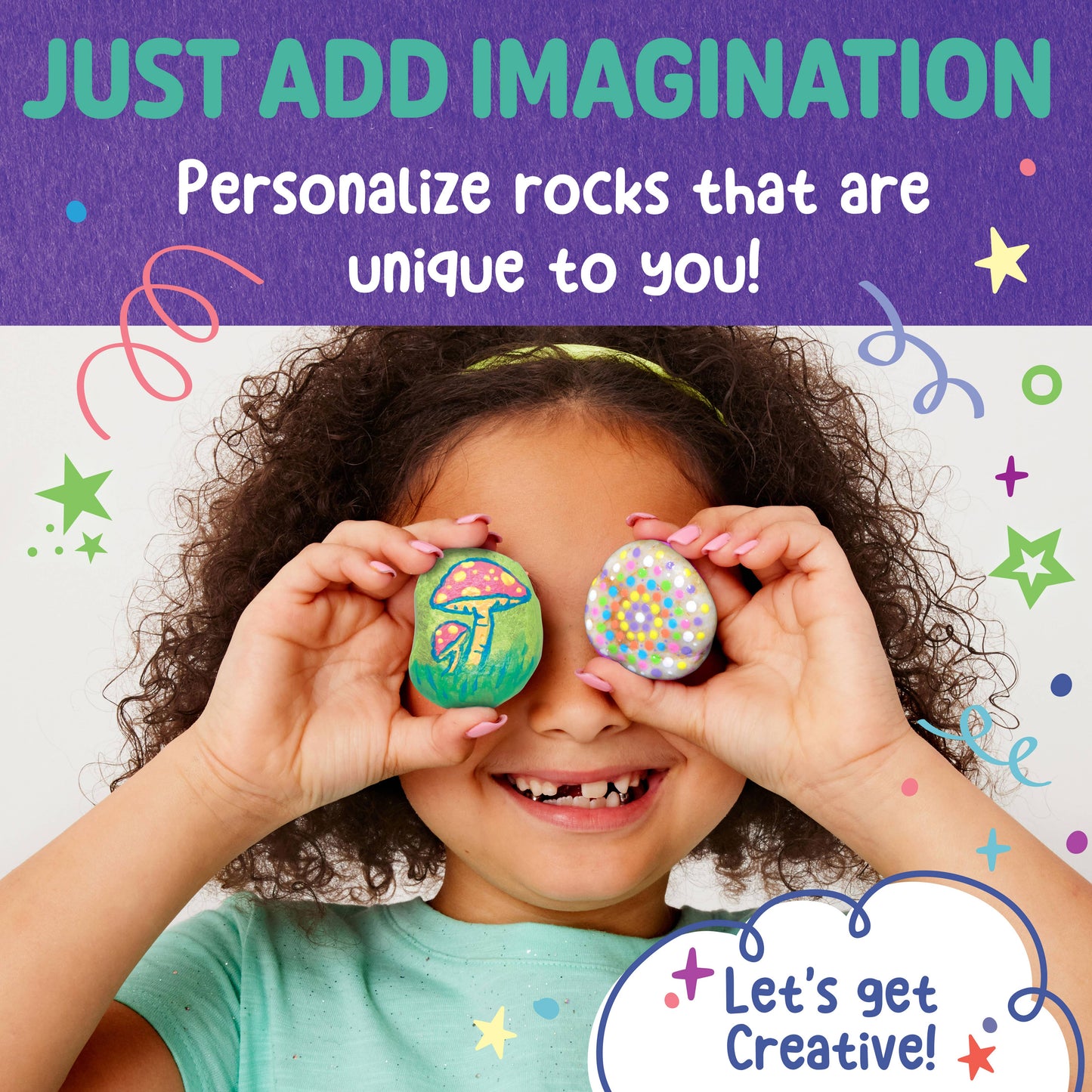 Craft Kit - Glow-in-the-Dark Rocks Mini Craft Kit for Kids