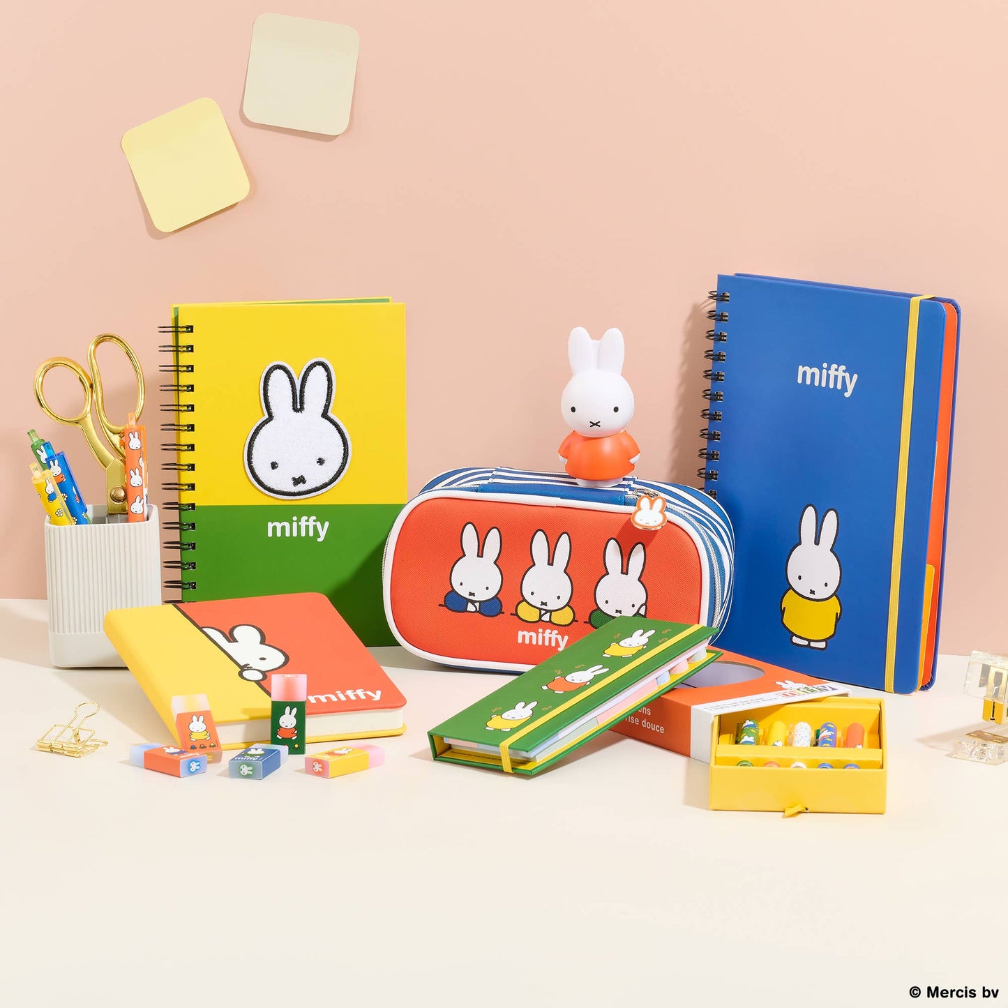 Notebook - Hardcover Notebook with Enamel Bookmark Classic Miffy