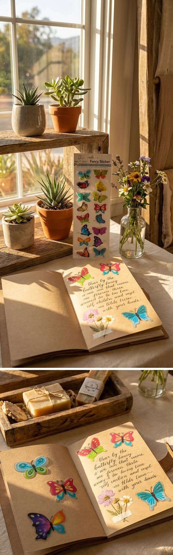 Stickers - Butterfly, 1 Sheet