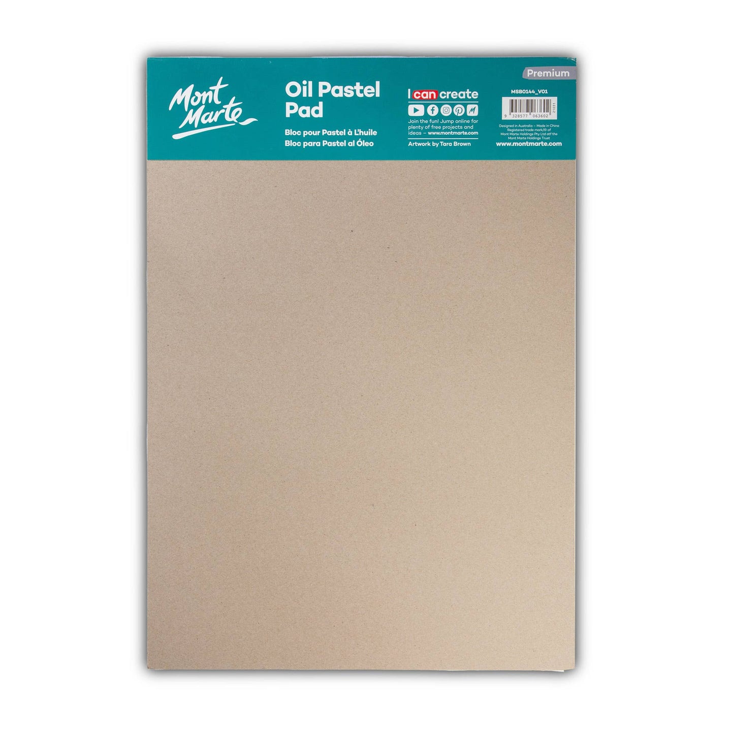 Paper Pad - Oil Pastel Pad Premium A3 20 Sheets 200gsm