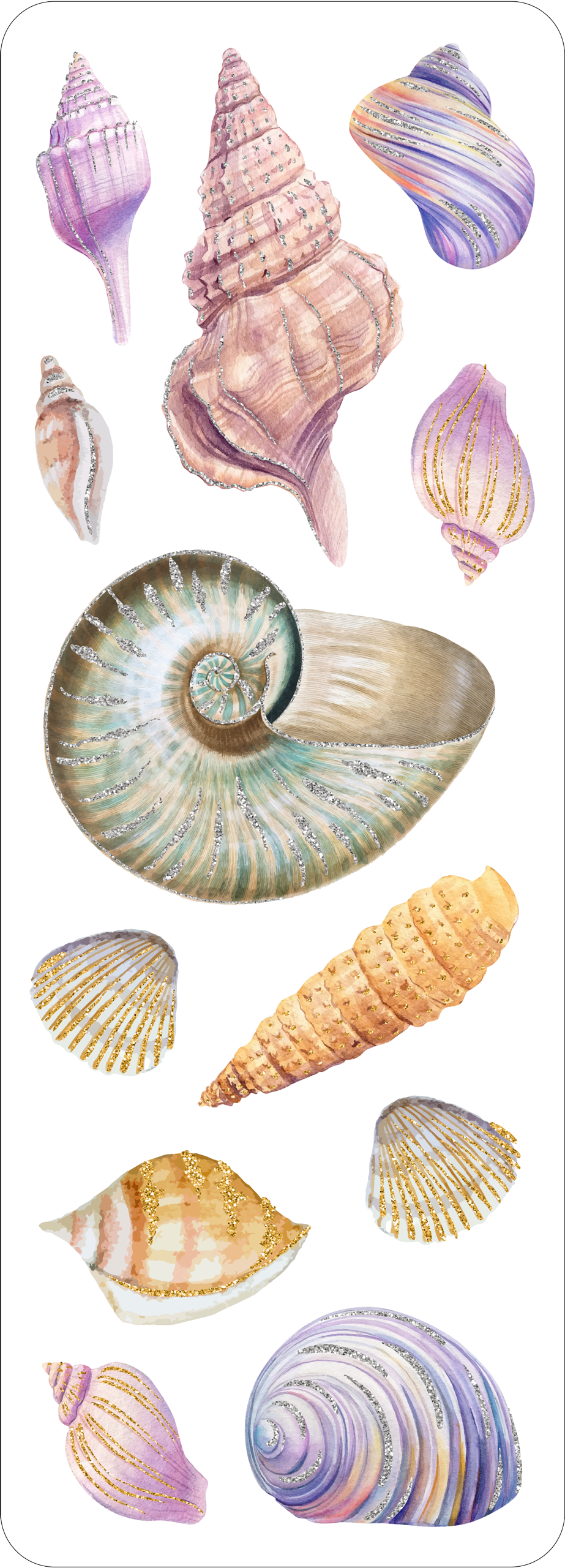 Stickers - Seashells