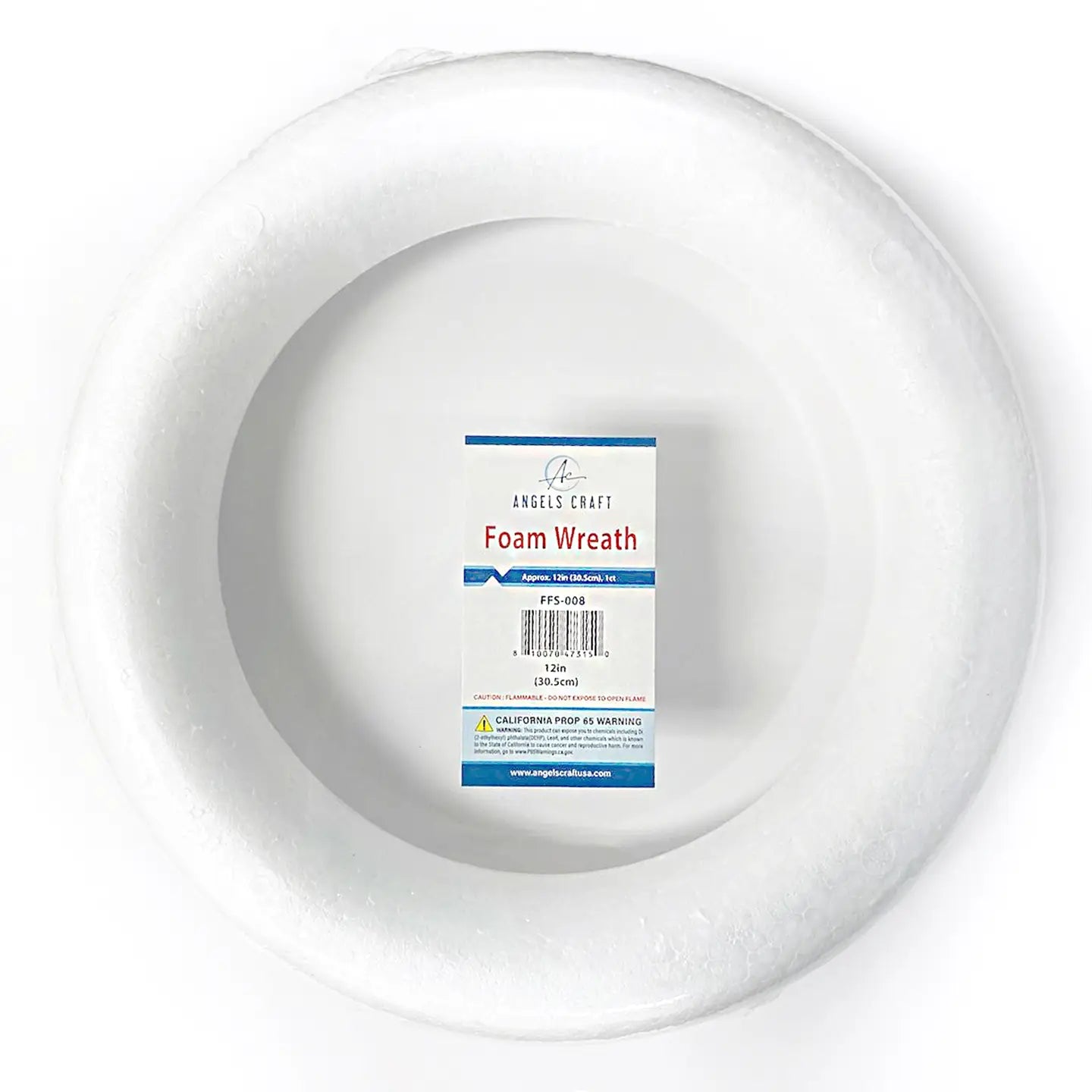 Floral Foam - Foam Wreath 1-ct 12inch