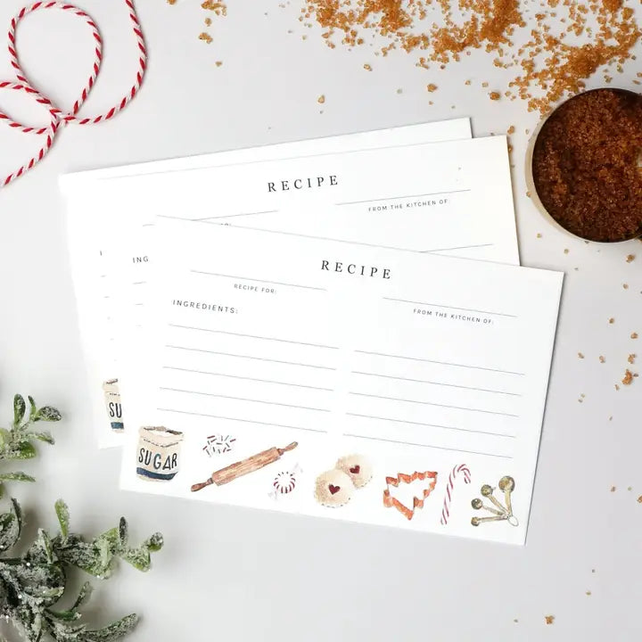 Recipe Cards - Christmas Baking