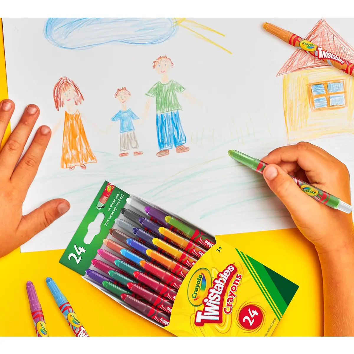 Crayons - Crayola 24 Count Mini Twistable Crayons