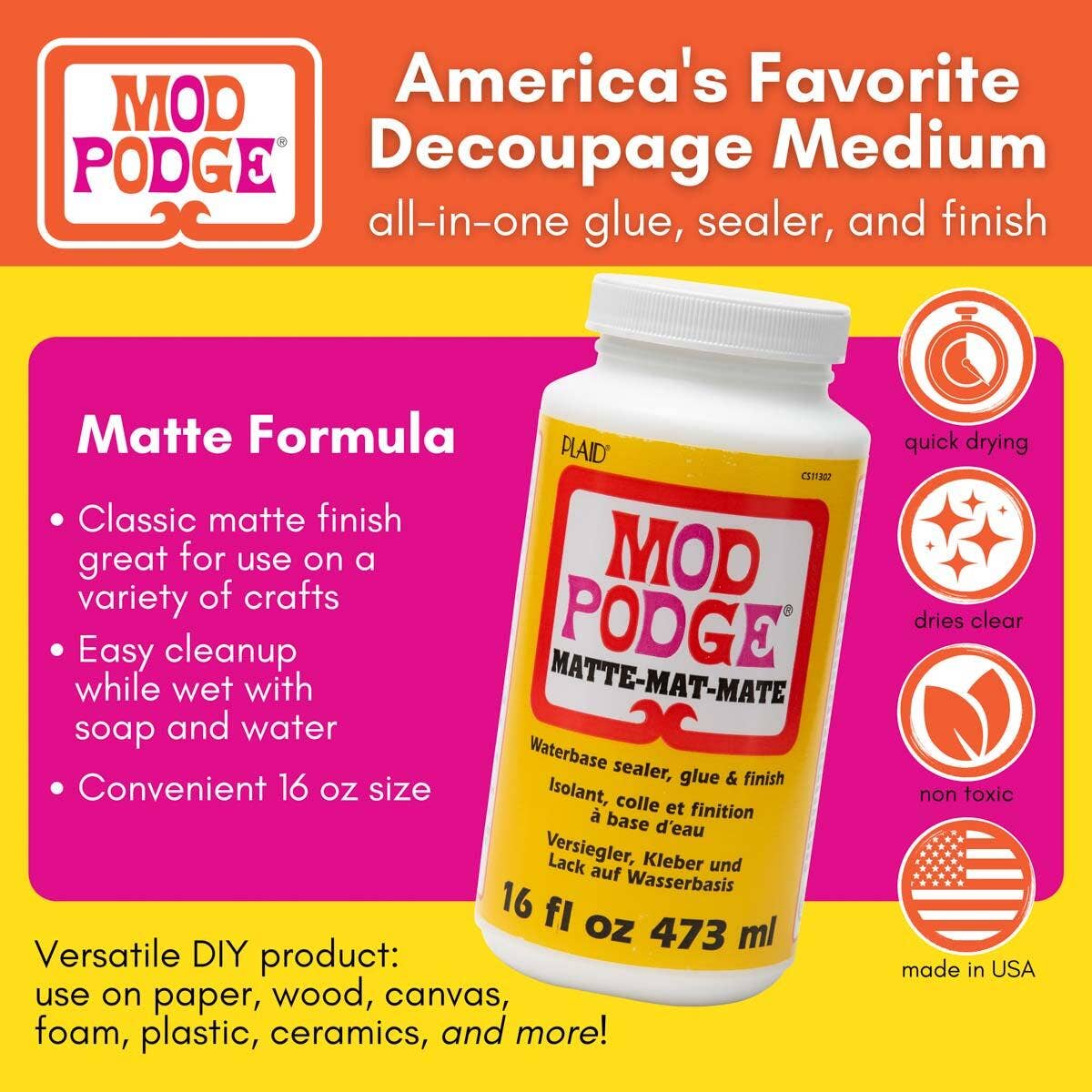 Mod Podge - Matte, 16 oz
