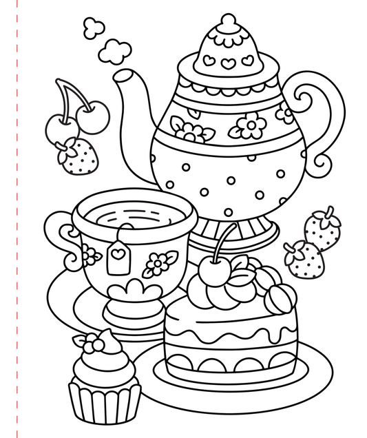 Coloring Book - Large Print Cozy & Comfy