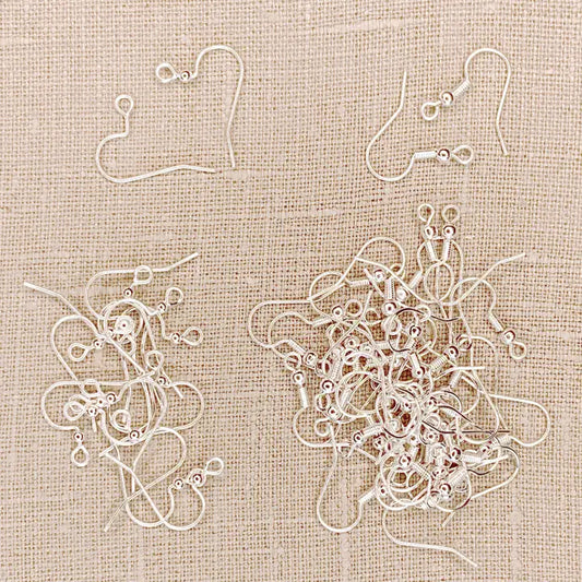 Jewelry - Silver French Ear Wire Earring Hooks 56pc Assortment
