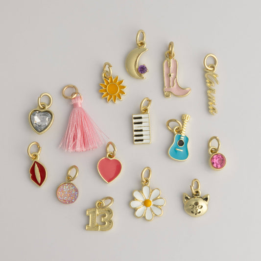 Jewelry - Western Charm Iconic Country Music Themed Enamel Charm Set