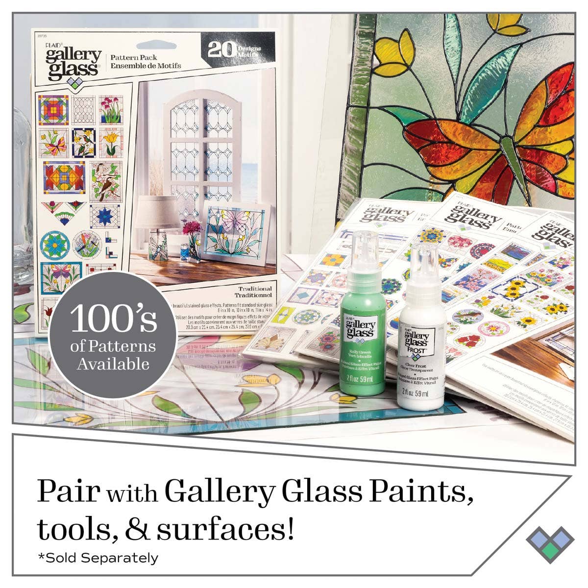 Gallery Glass - Pattern Packs - Floral