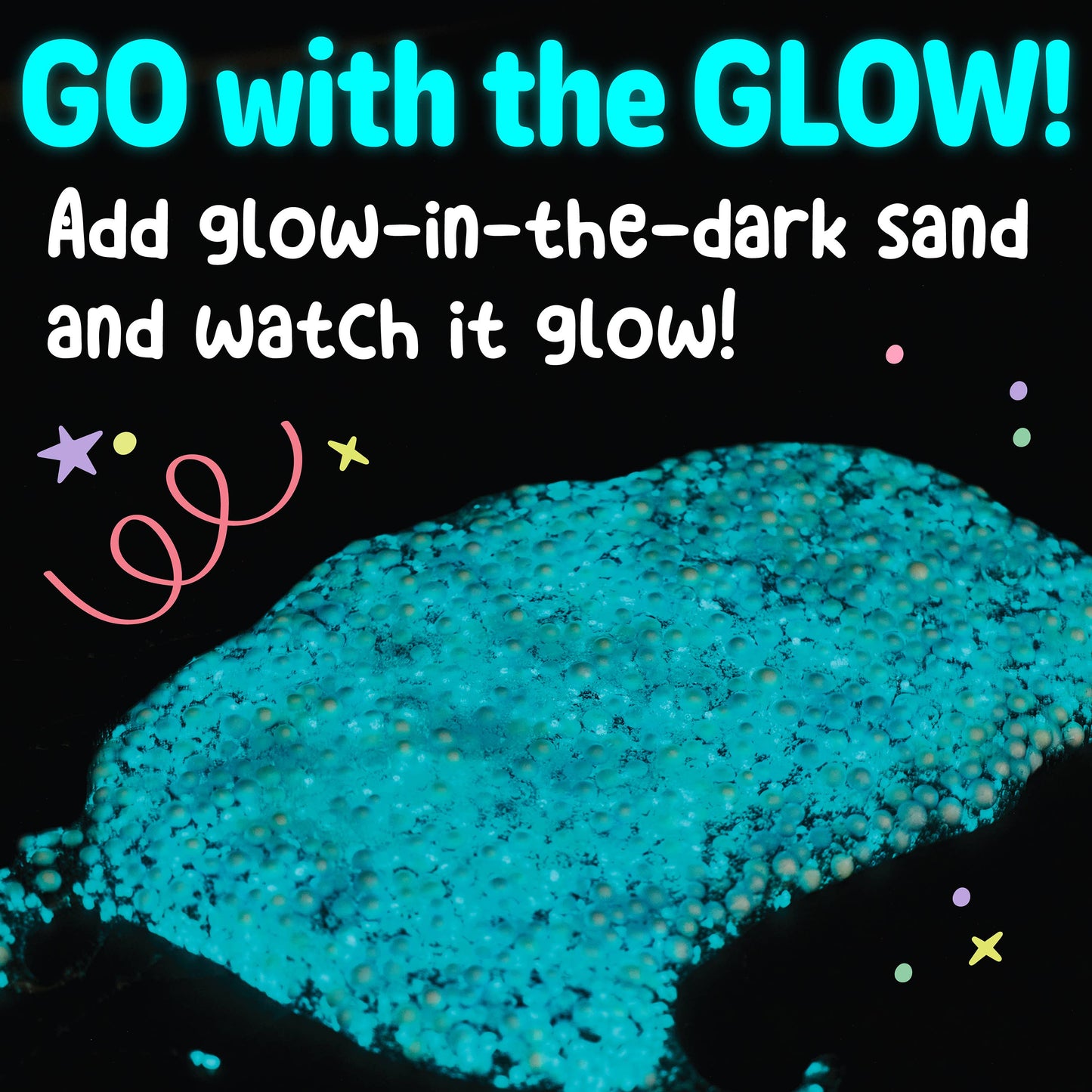 Craft Kit - DIY Glowing Squishy Slime Mini Kit for Kids