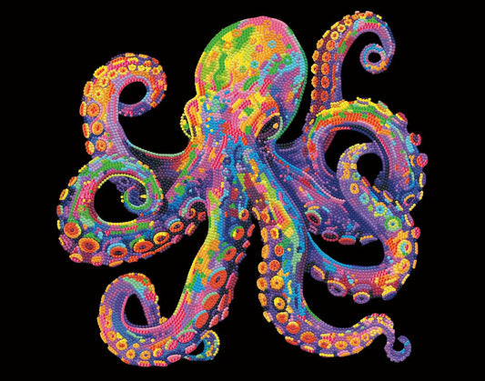 Diamond Dotz - Neon Flock Octopus