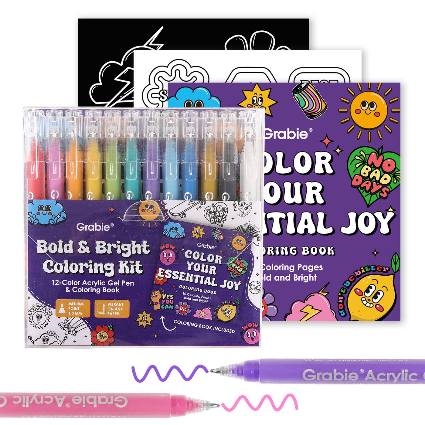 Markers - Bold & Bright Coloring Kit - Essential Color