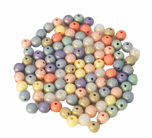Beads – Acrylic Assorted Pastel Colors
